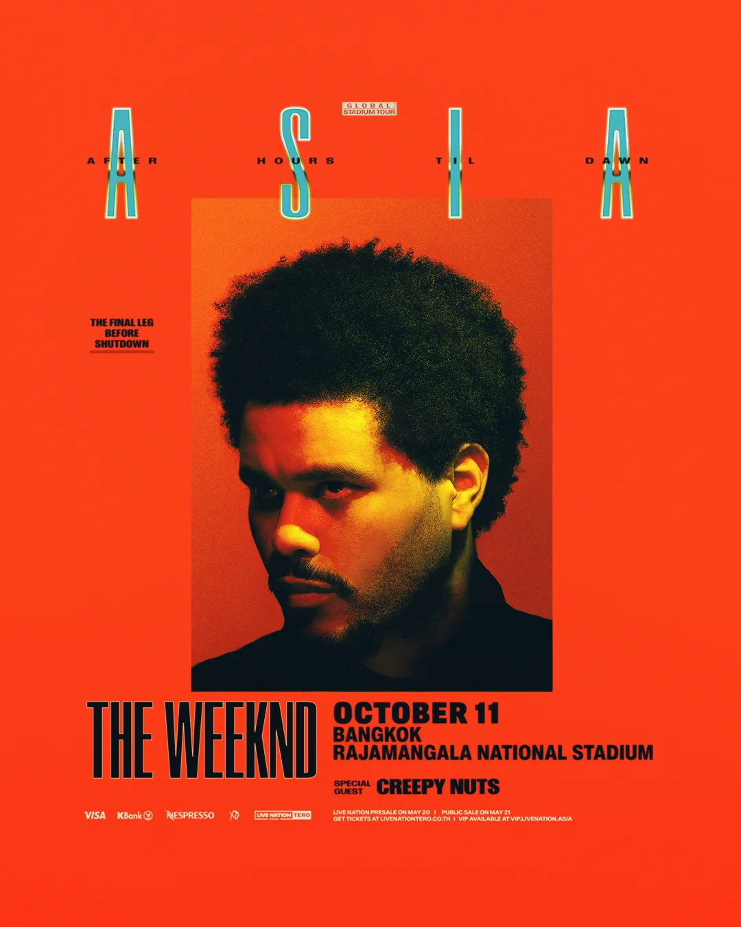 The Weeknd ประกาศสเตเดียมทัวร์เลกสุดท้าย “After Hours Til Dawn”